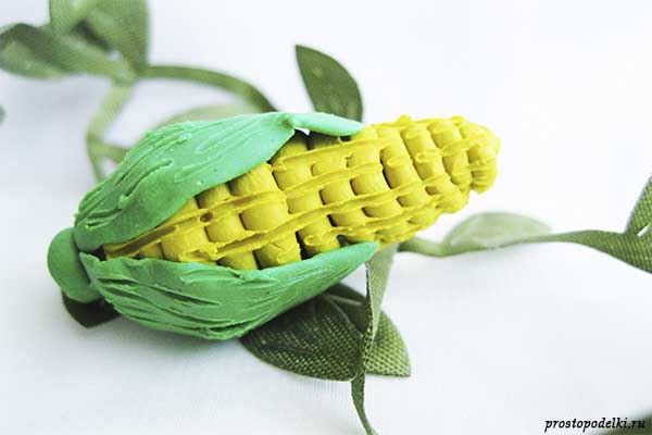 Кукуруза из пластилина-12