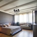 Привлекательный интерьер спальни, выполненный в стиле модерн