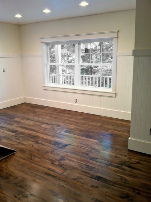 wood flooring in kitchen