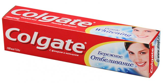 Отбеливающая паста Colgate