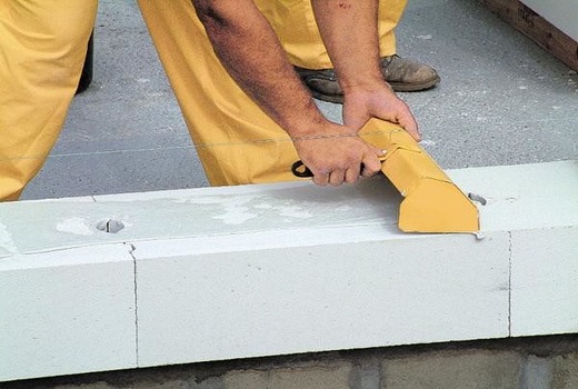 Шпаклевка стен из газобетона без нанесения штукатурки