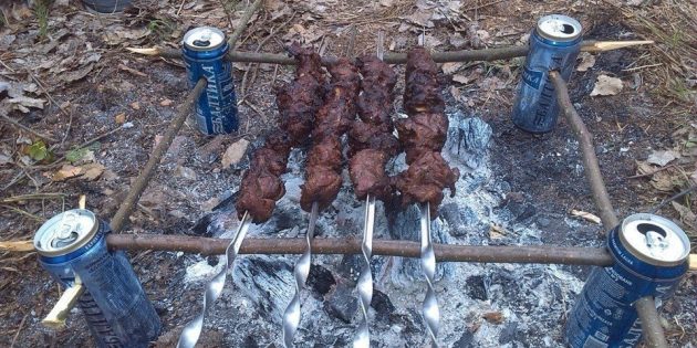 Как своими руками сделать мангал из жестяных банок Как своими руками сделать мангал из жестяных банок