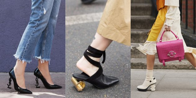 Женская обувь: Обувь со скульптурным каблуком