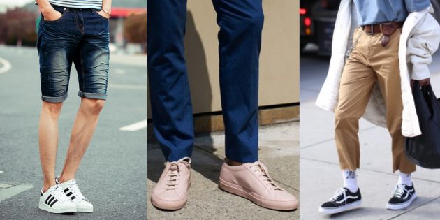 Модная мужская обувь: олдскульные кроссовки и кеды