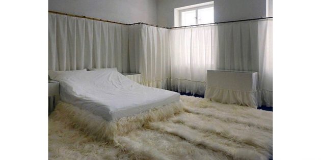 спальня из шерсти