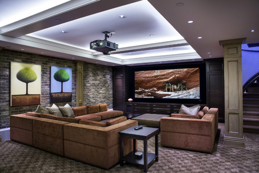 Basement home theater