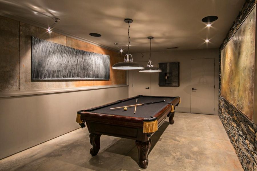Game room design by Triptych Architecture