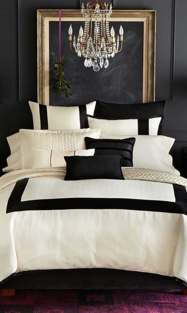  Спальня в цветах: Бежевый, Светло-серый, Черный. Спальня в стиле: Эклектика.