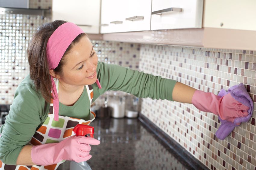 чистка и уборка на кухне