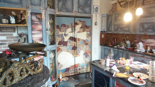 Как декорировать холодильник роспись «Двойная суть», фото № 21