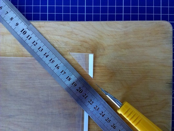 Изготовление самоклеящихся карманов для информационных стендов из прозрачного пластика, фото № 7
