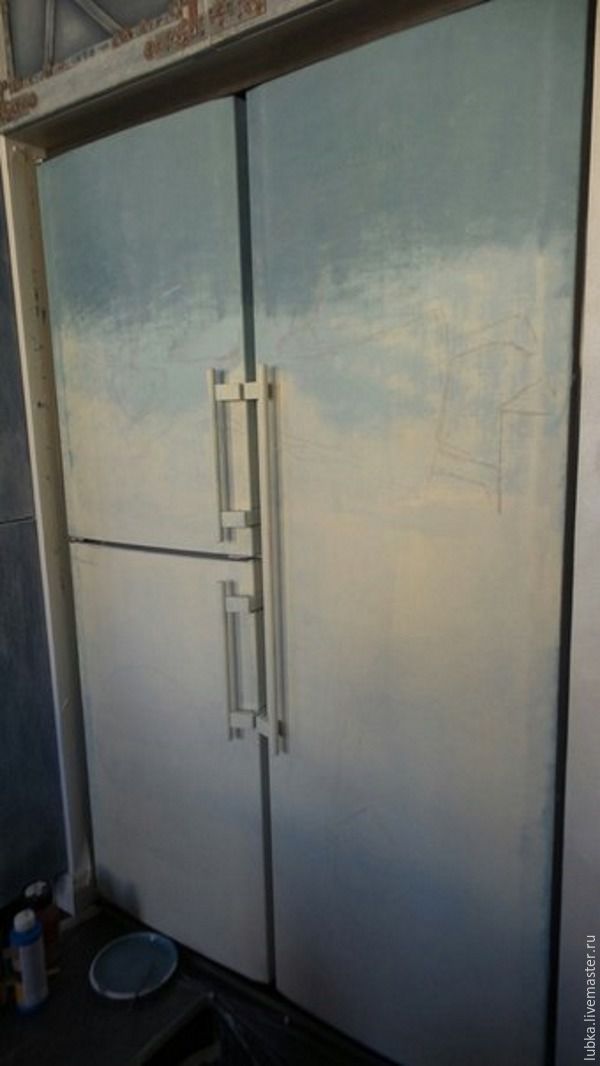 Как декорировать холодильник роспись «Двойная суть», фото № 7