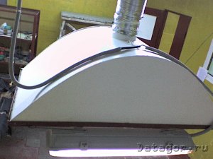 Самодельная вытяжка над рабочим местом