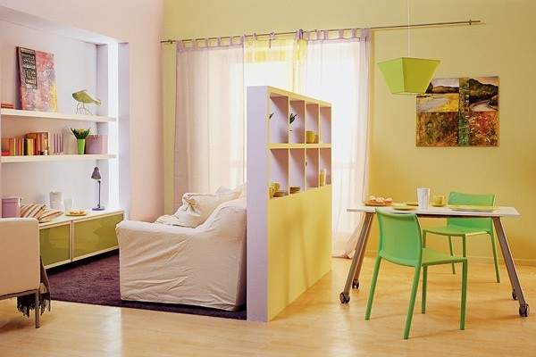дизайн интерьера маленькой однокомнатной квартиры, фото 25
