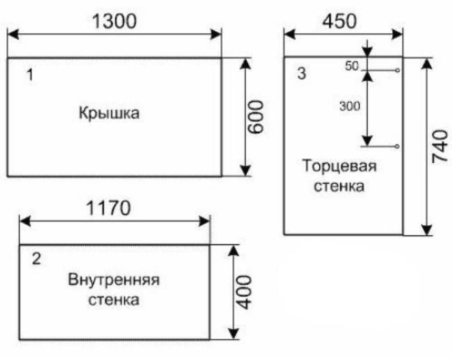 Стол из фанеры чертежи, фото 1