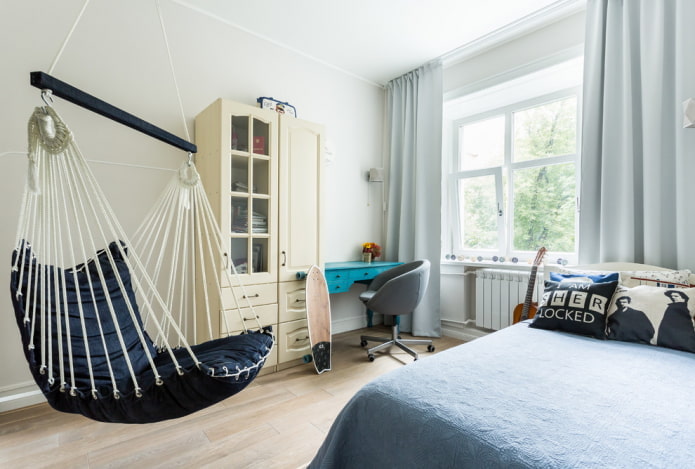 Интерьер комнаты для подростка в скандинавском стиле
