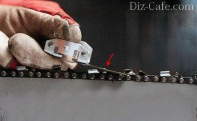 Поломка бензопилы Стачивание ограничителя