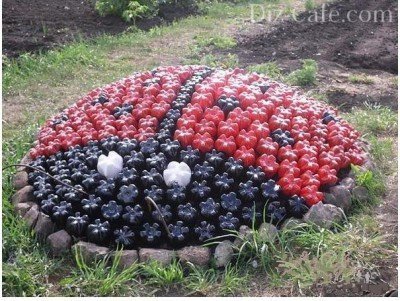 Клумба из бутылок ПВХ Клумба из бутылок ПВХ