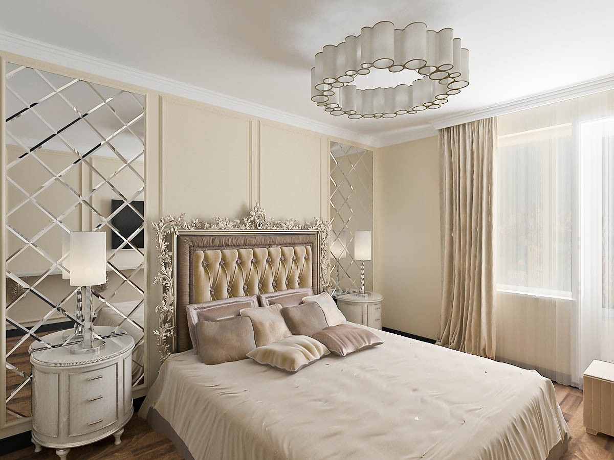 спальня в классическом стиле фото декора