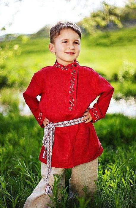 просторная русская рубаха