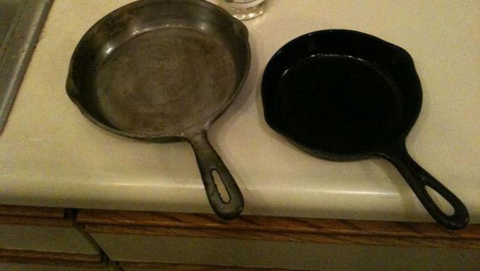 как отмыть сковороду от гари 