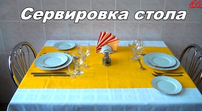Как правильно сервировать стол к празднику тарелки размещаются по левую