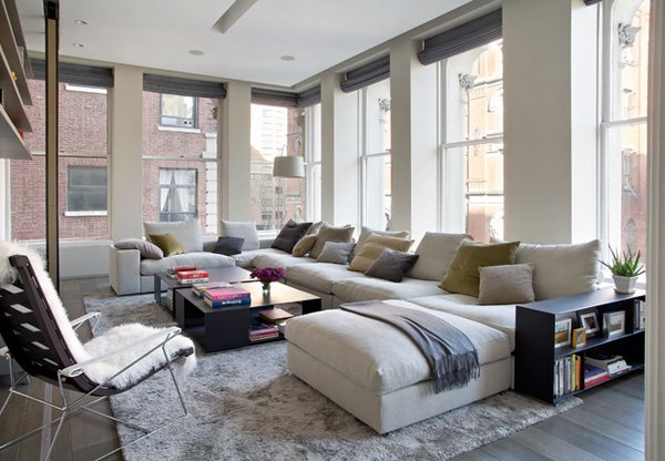 comfortable sectional