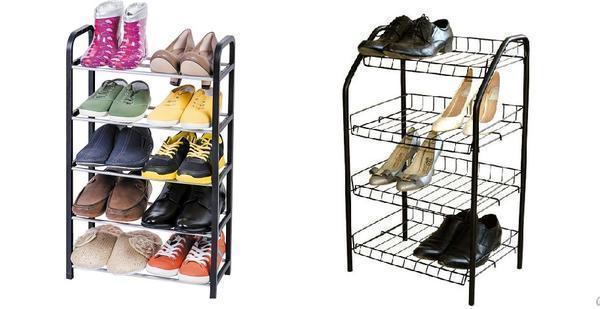 Этажерка – отличное решение для хранения обуви в прихожей