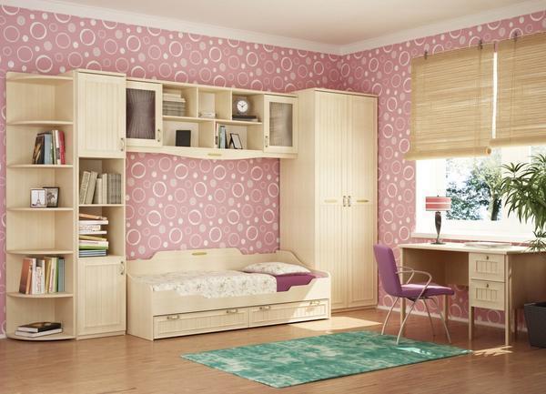 Правильно оформленная детская спальня может стать не только красивой, но и достаточно функциональной комнатой