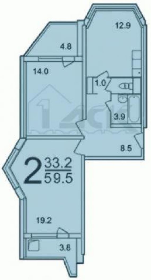 П-44Т двушка-распашонка. Прихожая-коридор. фото:П-44Т двушка-распашонка. Прихожая-коридор.