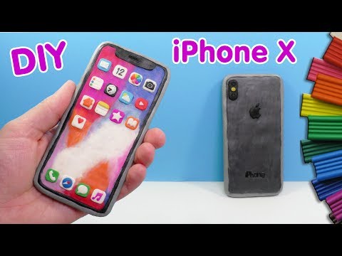 ЛЕПИМ iPhone X - АЙФОН 10 ИЗ ПЛАСТИЛИНА 