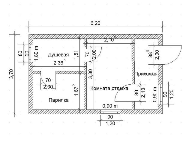 Проект, самостоятельно составленный в CAD-приложении