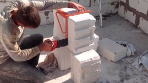Резка газобетона