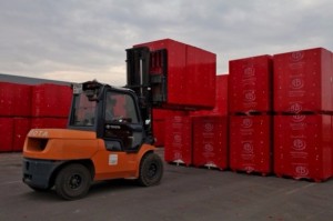 Упаковка газобетона
