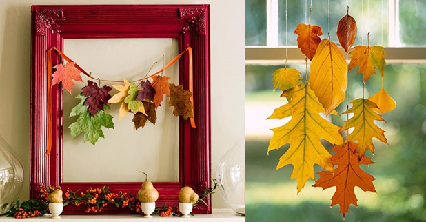 Декор для украшения дома осенью фото