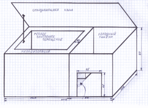 Чертеж будки 