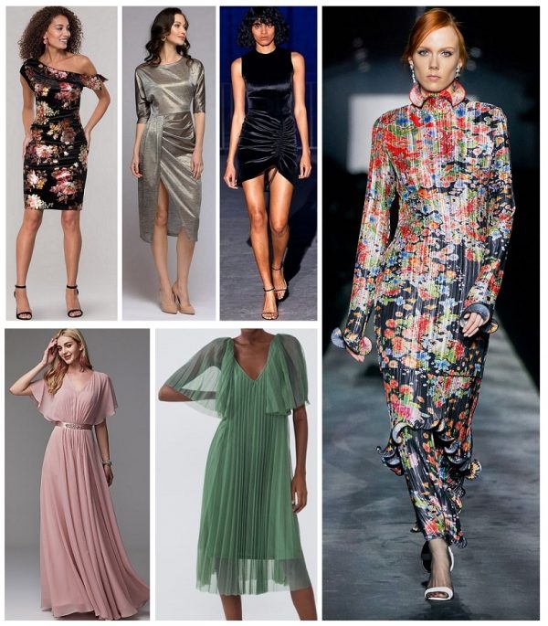 Тренды 2019–2020 — платья с драпировкой и плиссировкой