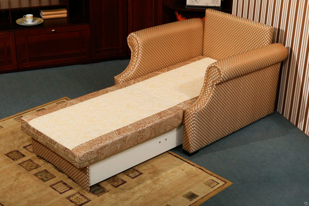 Кресло с механизмом трансформации в кровать с бельевым ящиком
