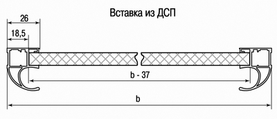 Вставка ДСП