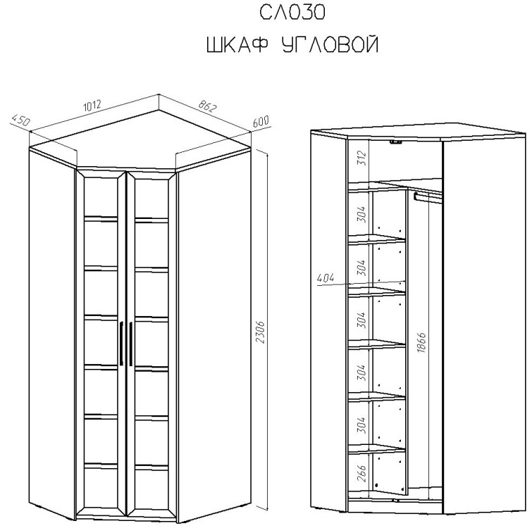 Сборка уголового шкафа