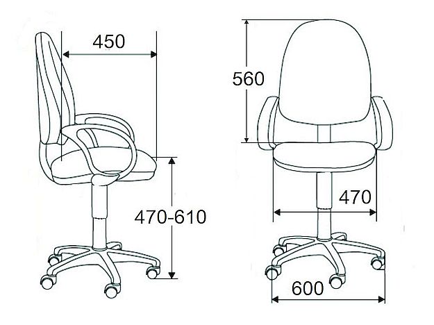 Расстояние от кресла до кресла