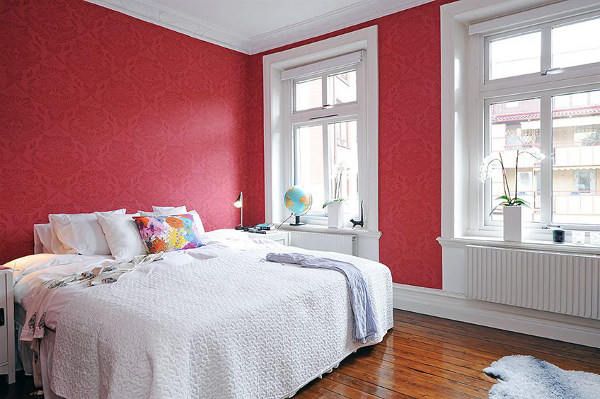 Цветовое решение штор для спальни