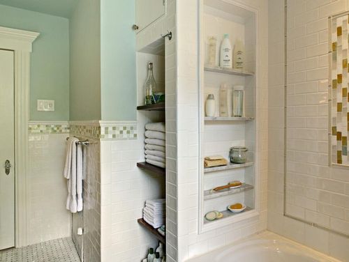 Ниша в ванной: комнаты фото, из гипсокартон полки в стене, ванну и полочки как сделать, как оформить своими руками