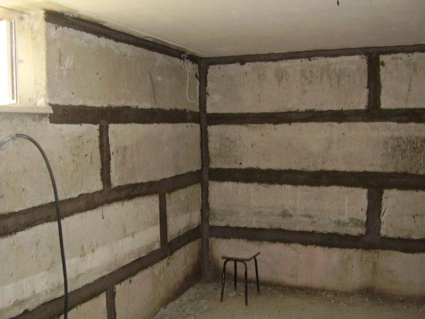 Готовые стены цокольного этажа Готовые стены цокольного этажа