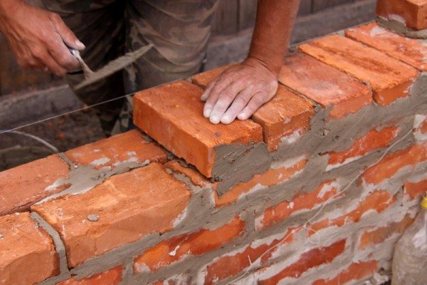 Процесс кладки Процесс кладки