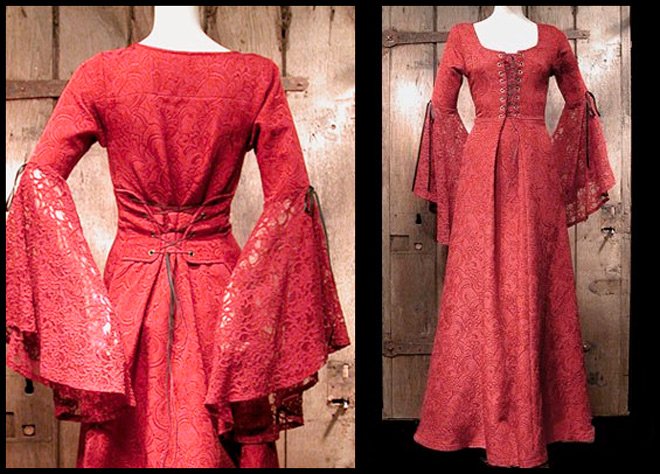 Готический стиль в одежде средневековья