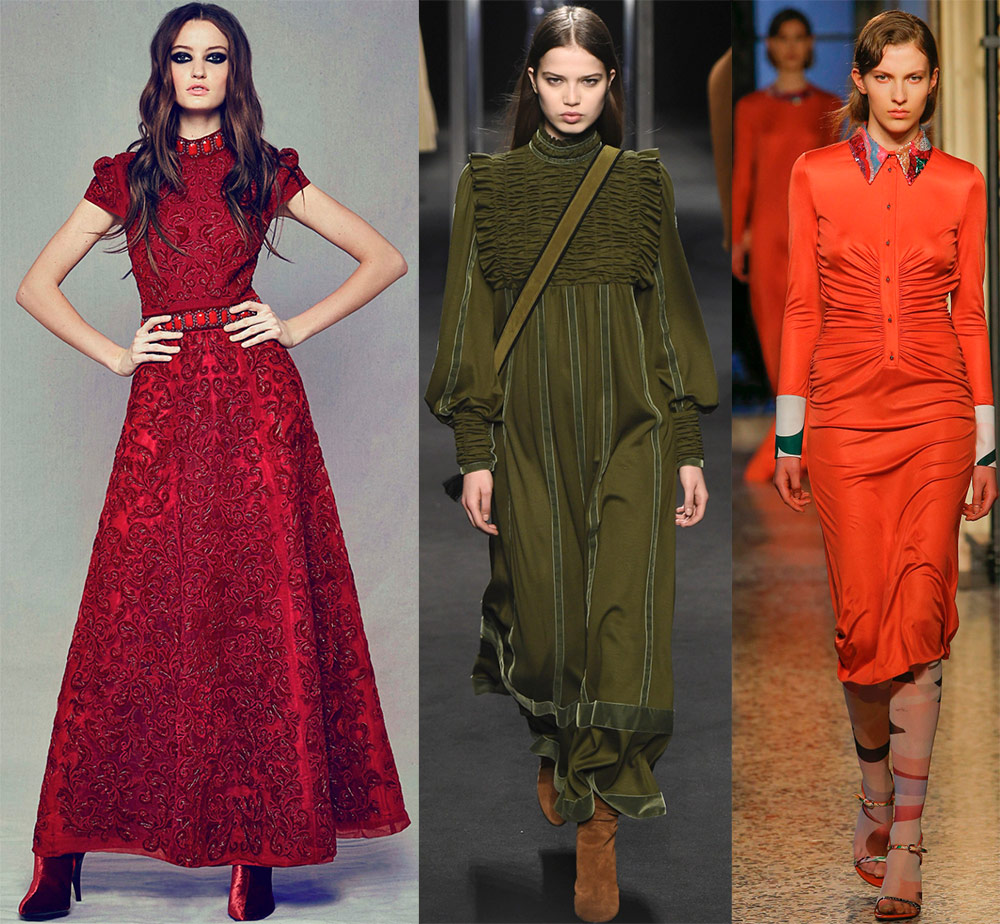 Модные тенденции платьев 2019