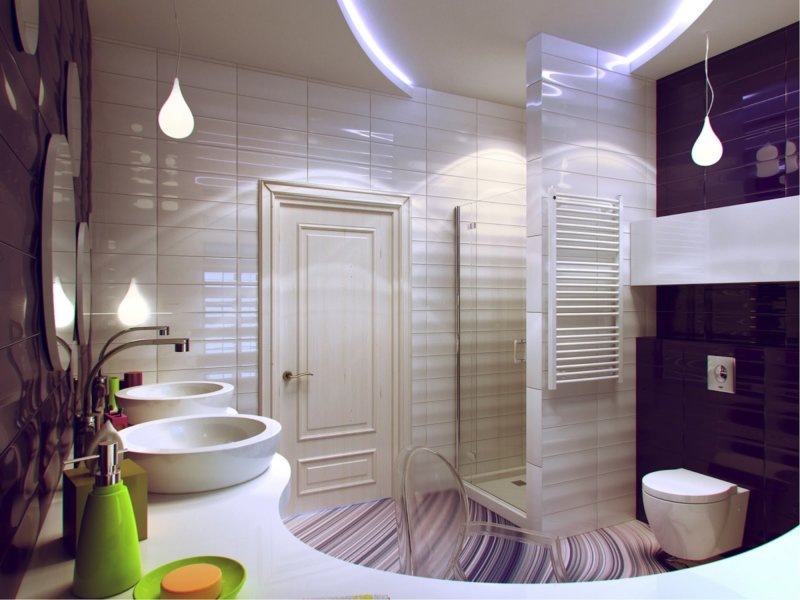 Сиреневая ванная комната дизайн фото – реальные фото примеры и идеи .