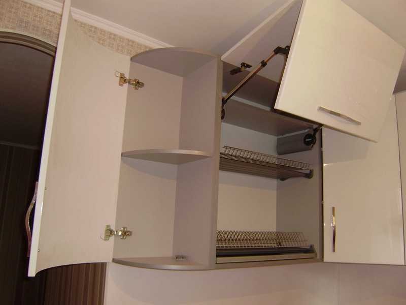Типы петель для кухонных шкафов