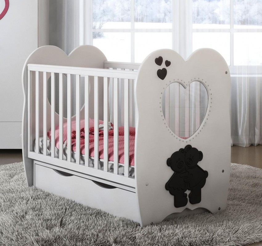 Кровать для младенца с ящиками